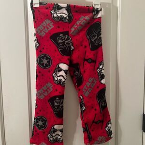 Star Wars Boys Fleece Christmas Sleep Lounge Pants Pajama Bottoms Small